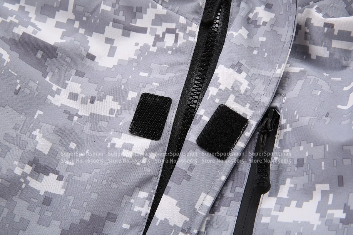 Детская камуфляжная ветровка для активного отдыха флисовая водонепроницаемая