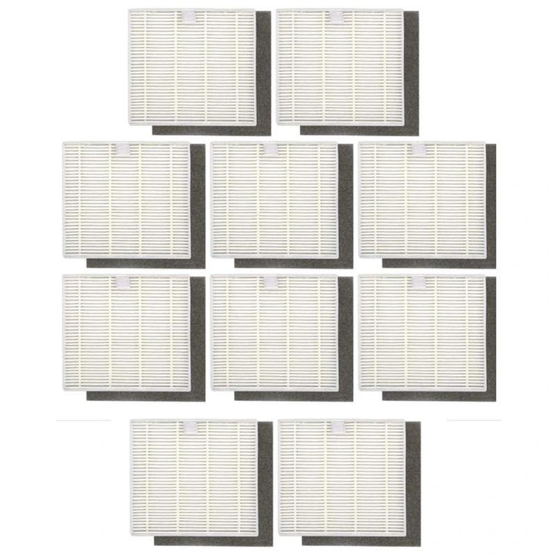 

10Pcs Robot Vacuum Cleaner HEPA Filter,For ILIFE V8 V8S Sponge Filters Robot Vacuum Cleaner Replacement Accessories Kit