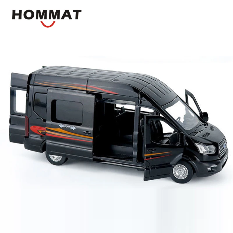 Hommate 1:35 весы Ford Transit Van Cargo MPV модель машины из сплава металл, полученный литьем под давление и игрушки модели автомобилей игрушки для детей с коробкой