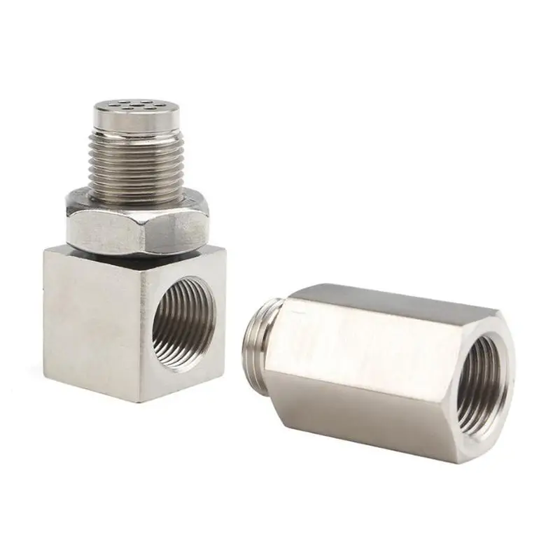 L Серебряный Тип автомобильный кислородный датчик Сенсор адаптер двигателя