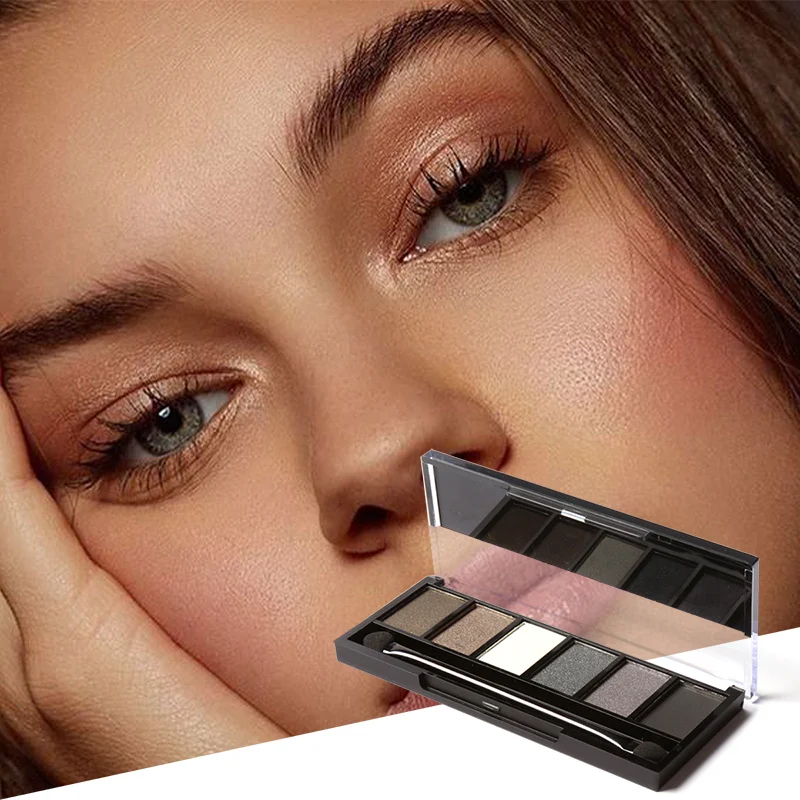 FOCALLURE Smokey палитра теней для век мерцающие пигментные тени гладкая кремовая пудра