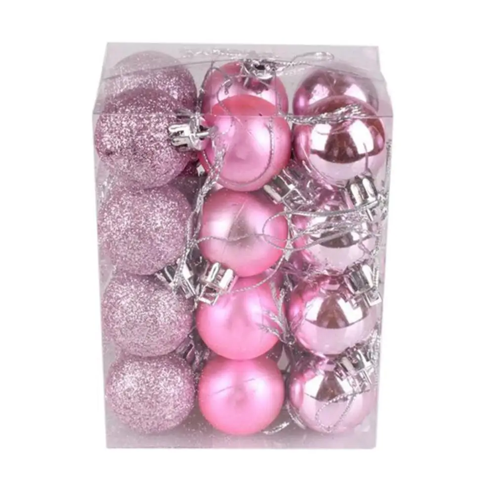 24 шт./компл. 3 см елочные шары висячие украшения безделушки для свадьбы дня