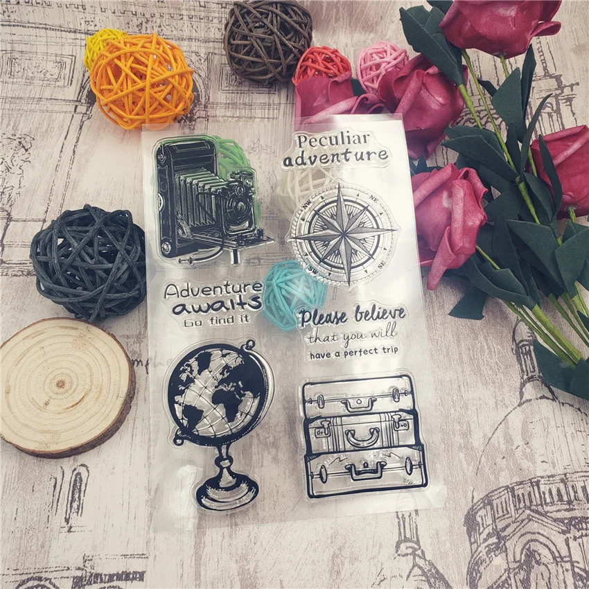 Горячая Распродажа прозрачные штампы для путешествий/силиконовые уплотнения