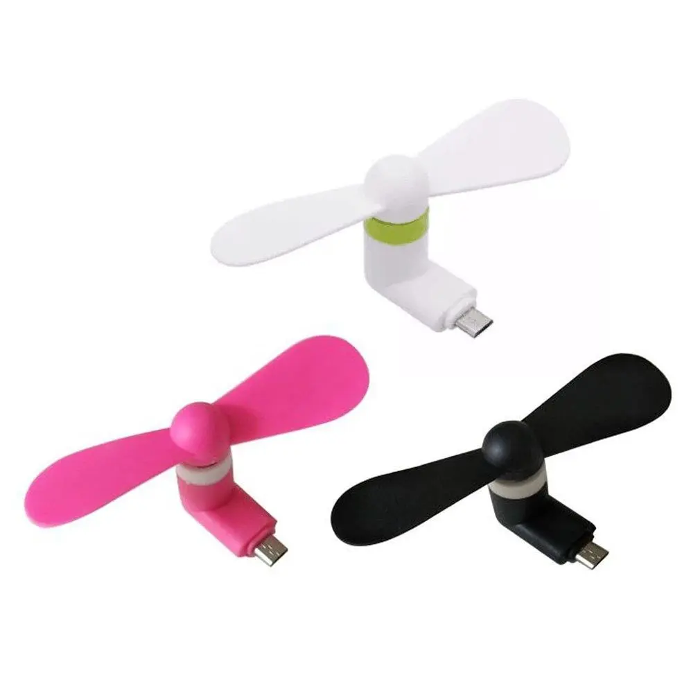 

Mini Portable Cool Micro USB Fan 5V 1W Mobile Phone USB Fans Low Voice For Android Phone USB Power Supply dropshipping