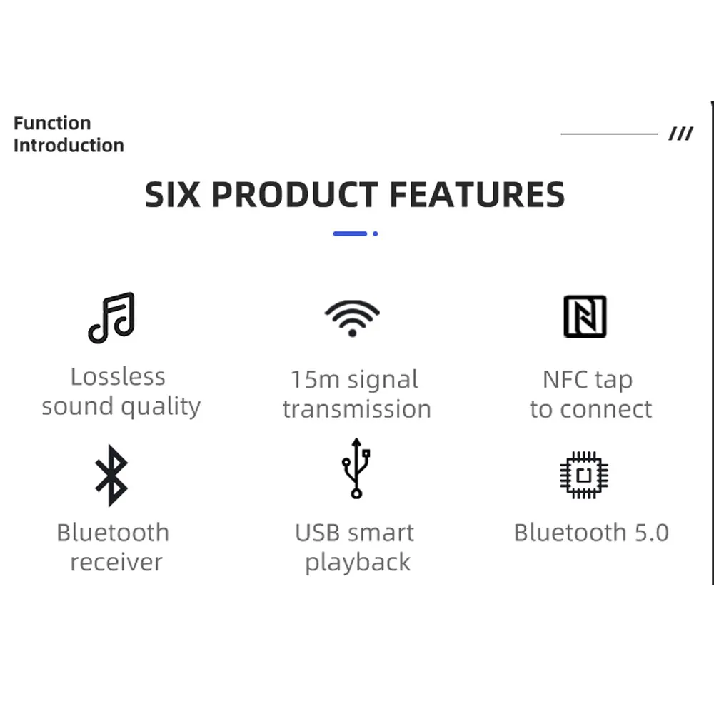 NFC-Bluetooth прием и передача Combo A2Dp Aux 3 5 мм Rca разъем Usb Смарт-воспроизведение стерео