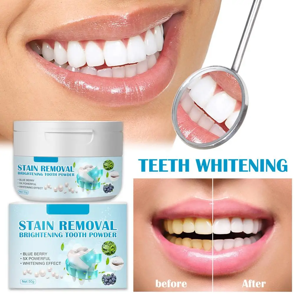 

1 шт. отбеливающие чистящие пятна, порошок для зубов, декомпозиционный пигмент для удаления клетки, Защита зубов, освежающий дыхание 50 г