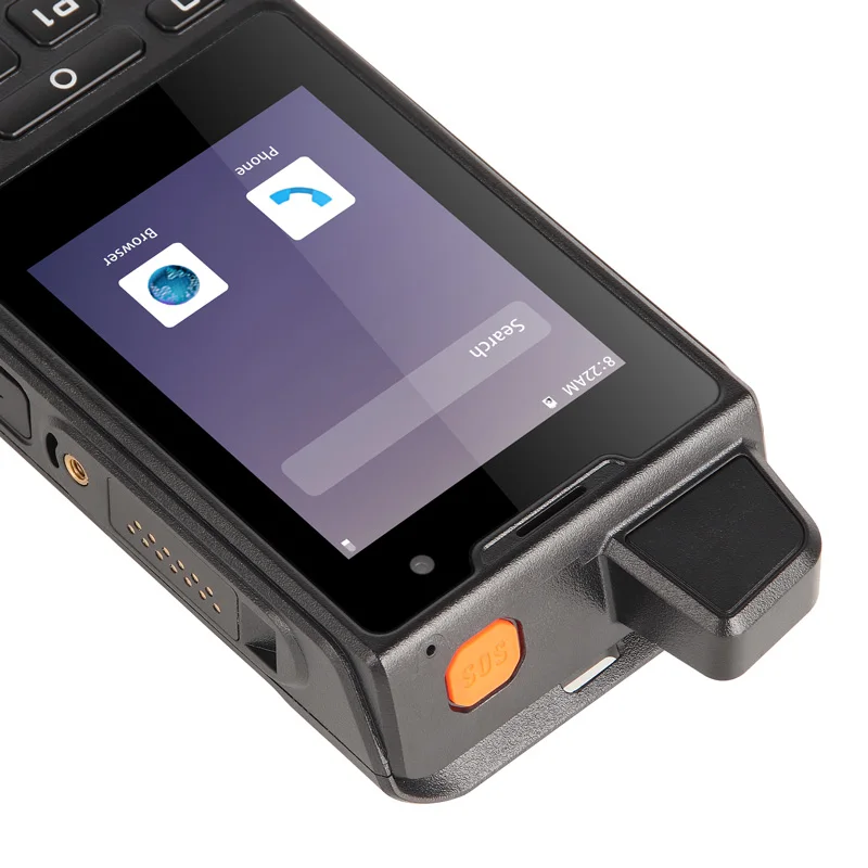 Рация UNIWA F60 водонепроницаемая IP68 5300 мА ч 2 8 дюйма Android 9 0 SIM PTT Вт громкоговоритель 4G
