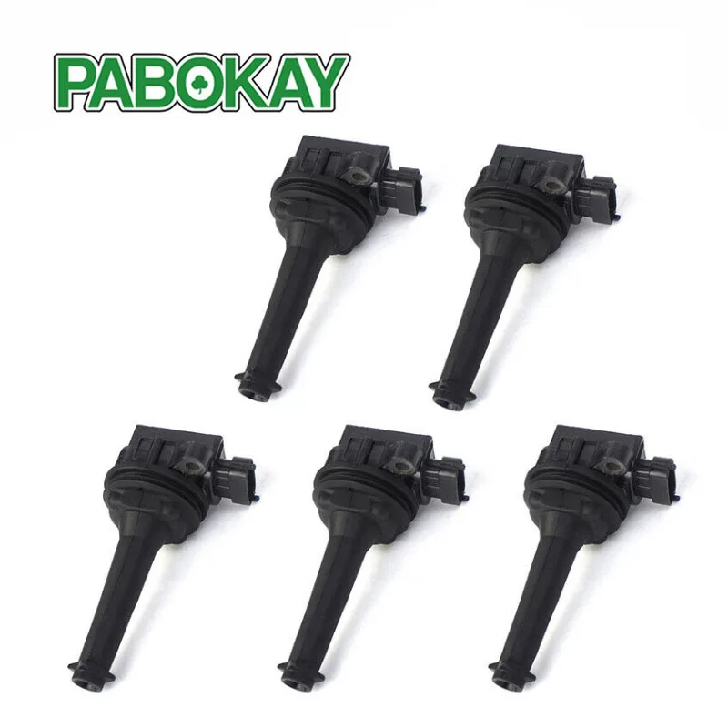 

Premium Ignition Coil 5 Pack For Volvo C70 S70 XC70 XC90 S60 C1258 9125601 UF341 30713416 0 IC01100 ZSE019