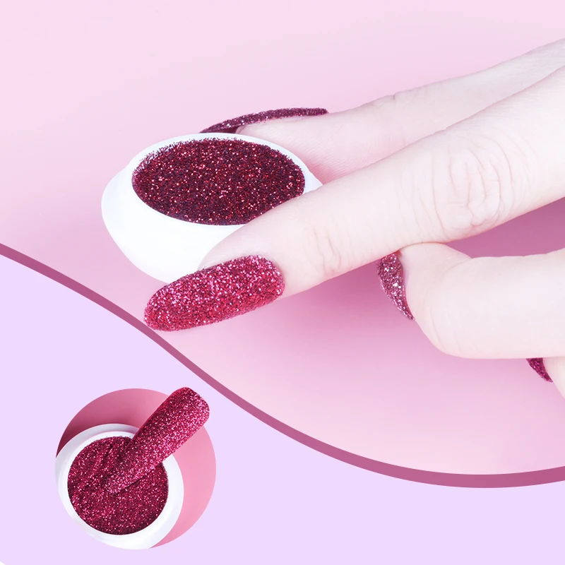 6pcs Set Holographic Nail Powder Laser Glitter Decoration DIY Shimmer Dust Chrome Pigment Sparkly Art Sequin Paillette | Красота и