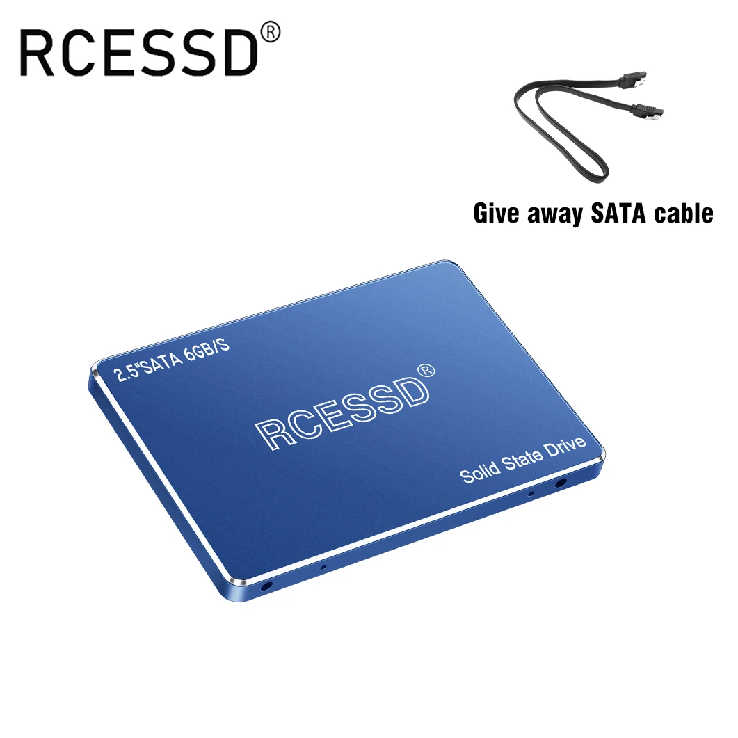 RCESSD черный SSD 128 ГБ 240 120 256 480 1 ТБ SATA3 2 5 жесткий диск &quotВнутренний твердотельный