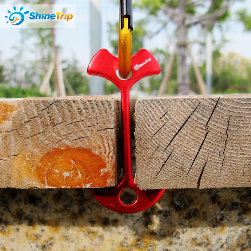 

4PCS 7.8cm / 6.7cm Aluminum Alloy Camping Fishbone Anchor Tent Pegs Deck Garden Stakes Guyline Adjuster Tensioner Stopper