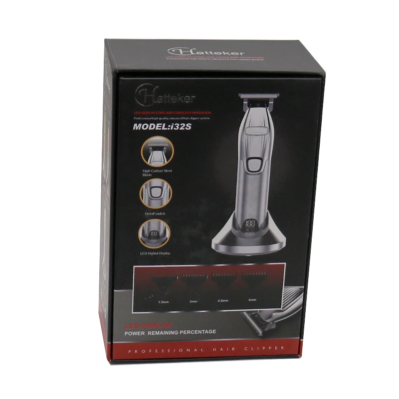 

professional powerful rechargable hair clipper strong electric hair trimmer cord cordless hair cutter barber machine tool