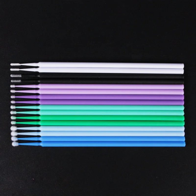 

100PCS/Lot Disposable Eyelash Brushes Swab Microbrushes Eyelash Extension Tools Individual Eyelashes Removing Tools Applicators
