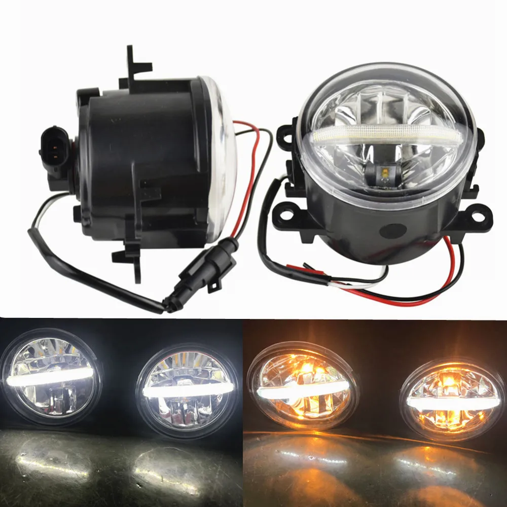 2 шт./лот передний бампер автомобиля светодиодные противотуманные фары для Mitsubishi