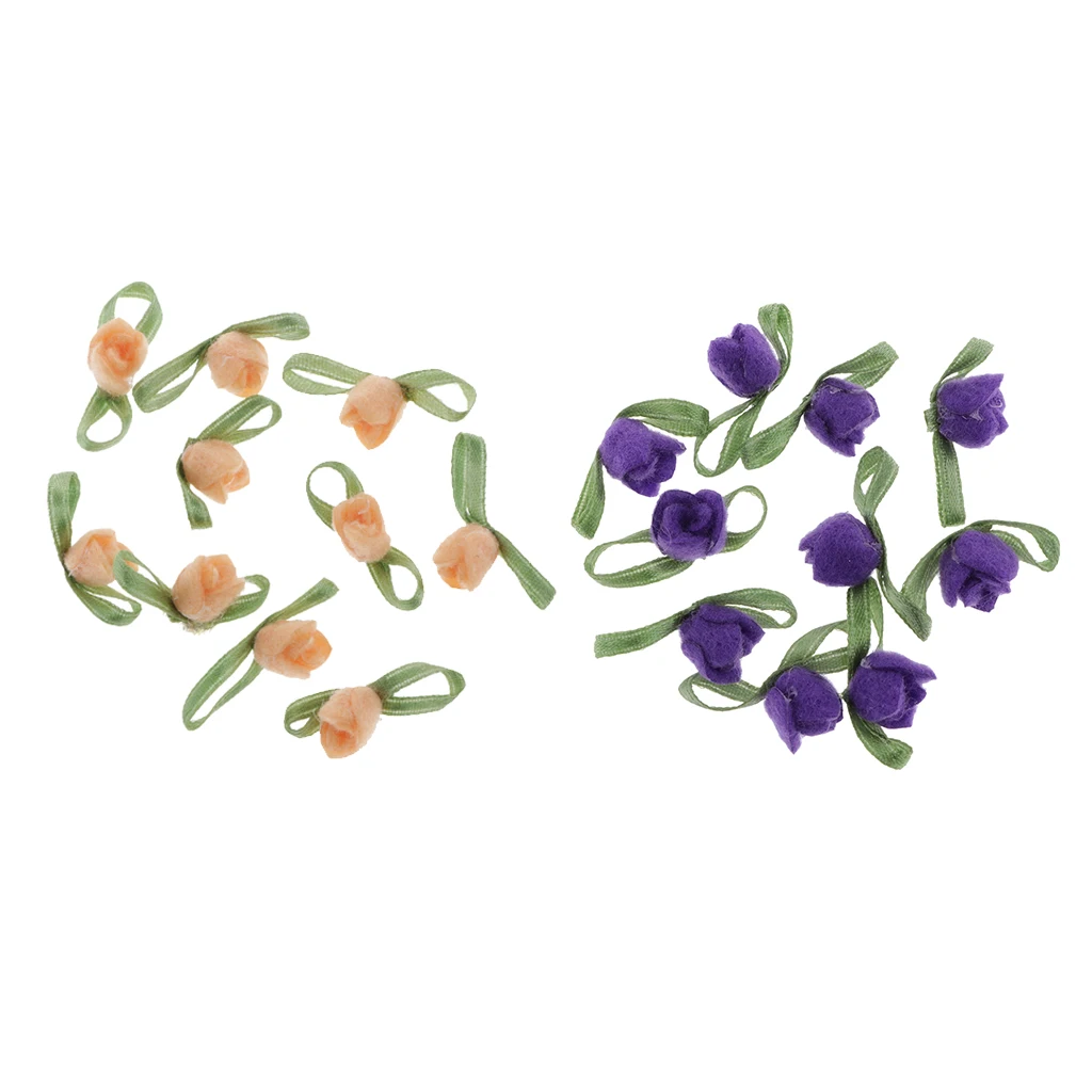 10x фетр атласная лента розовый бант с цветами украшения для Свадебная