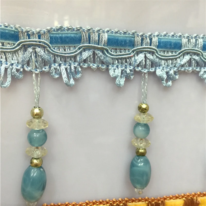 Аксессуары для штор кружевная отделка бахрома ободок волос занавески диванные