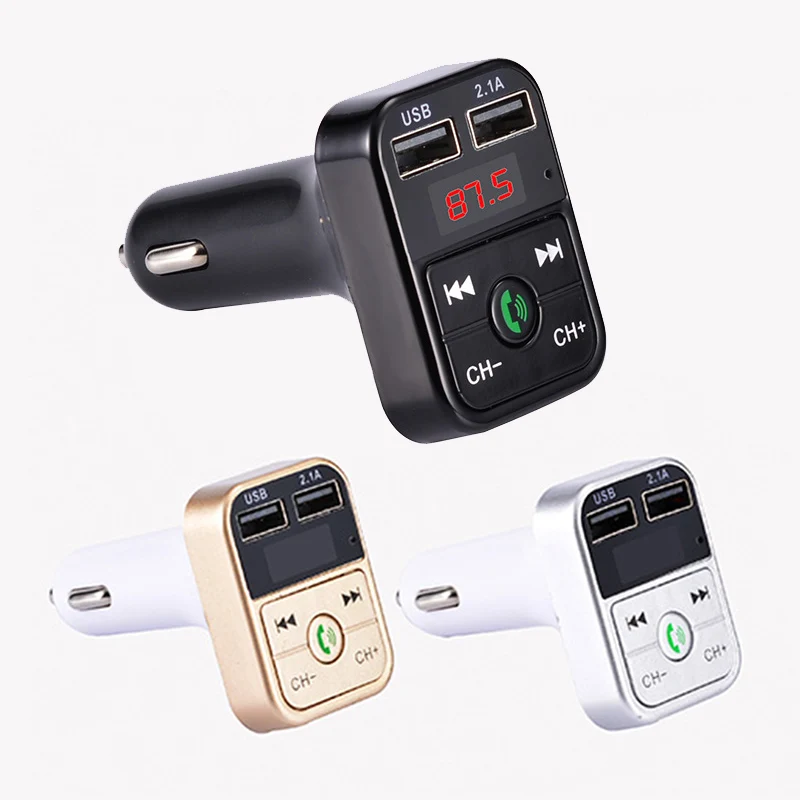 Автомобильный беспроводной комплект громкой связи Bluetooth FM трансмиттер ЖК