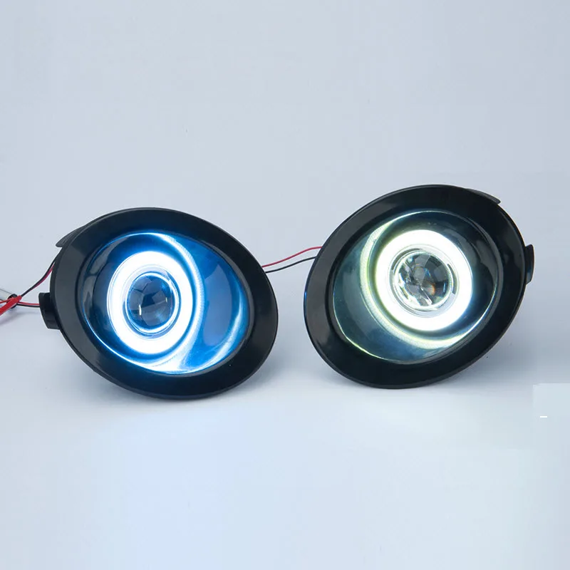 EEMRKE Car Styling Led Angel Eyes DRL Daytime Running Light Fog Lights For Land Rover Freelander 2 LR2 2007 2008 2009 2010 | Автомобили и