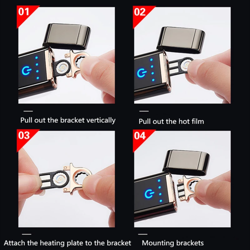 Электронная зажигалка с цифровым распознаванием отпечатков пальцев китайский