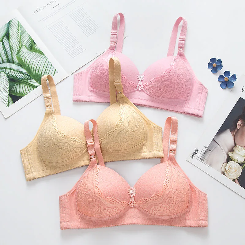 Бюстгальтеры для женщин большие размеры бесшовное простое нижнее белье с чашечкой C тонкое мягкое без
