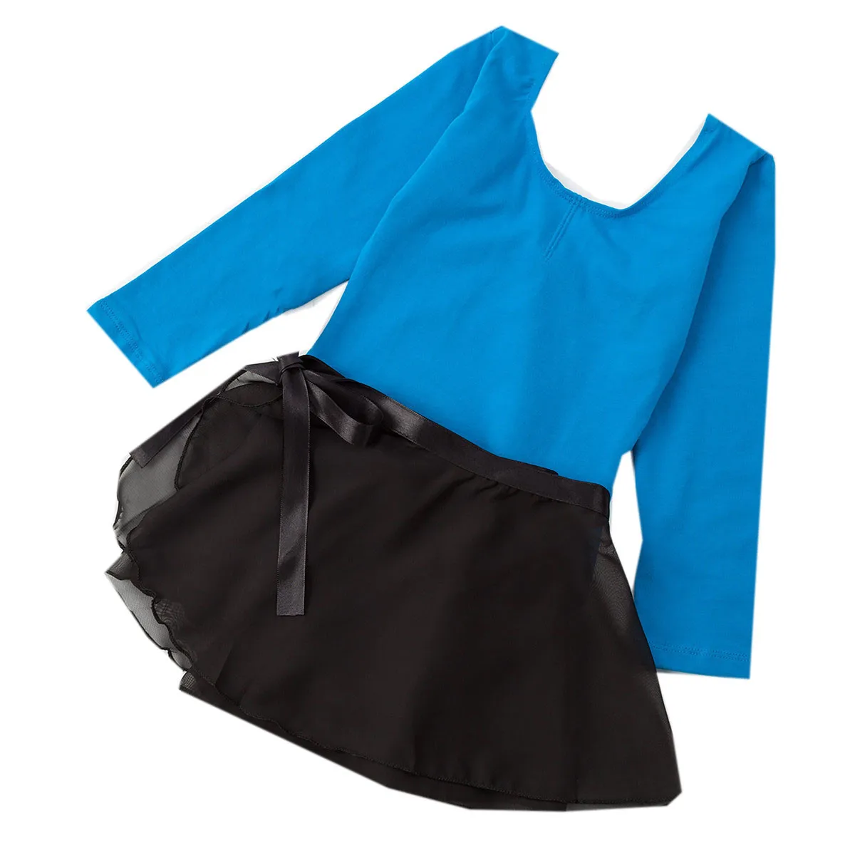 Команда девушек Базовый Топ с длинным рукавом гимнастическое трико костюм