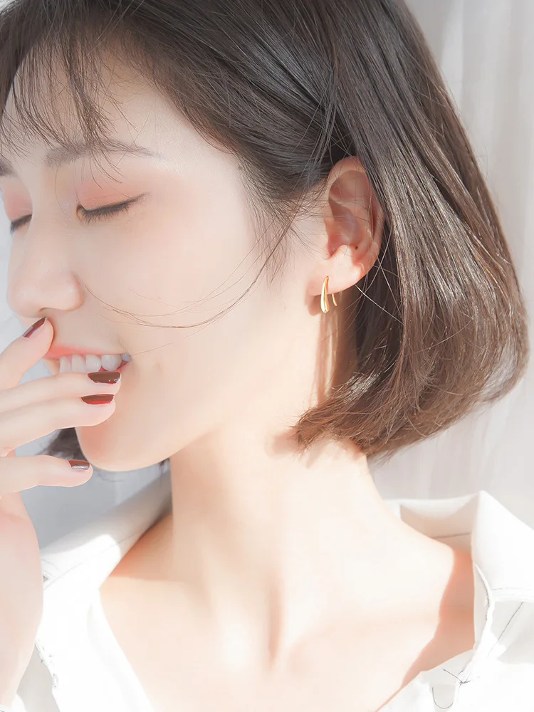 

Luxury Korean 925 sterling silver Engagement Wedding Earrings For Women 2020 Wedding Jewelry & Accessories drop shipping