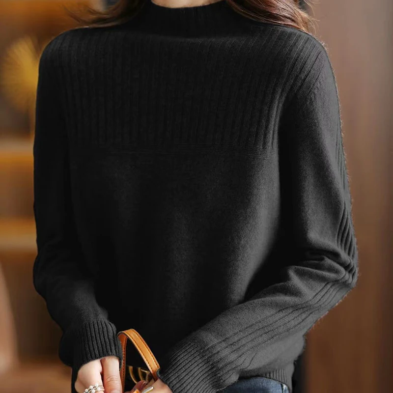 womens sweaters 2021 sweater women turtleneck pullover knitted new cashmere winter clothes | Женская одежда