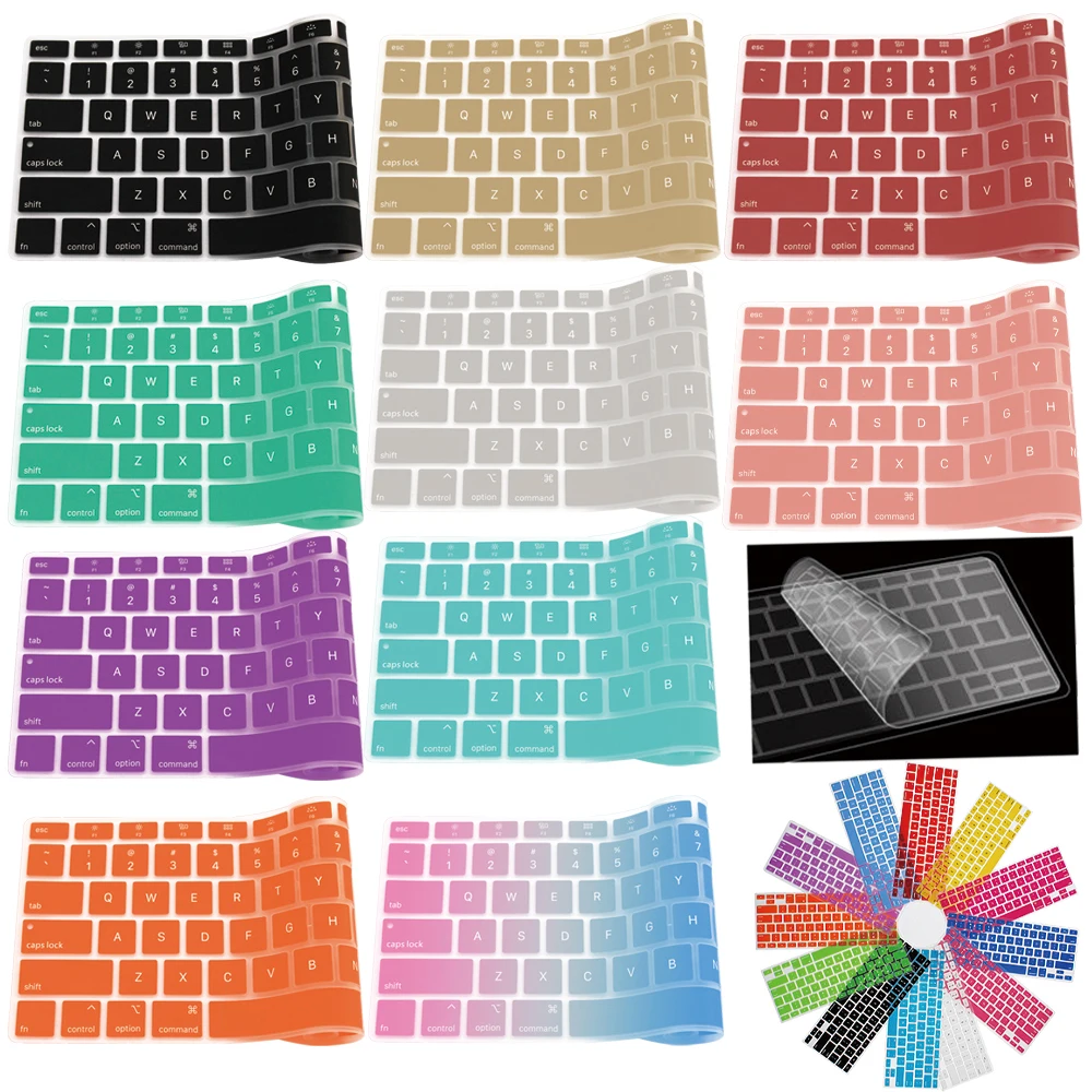 

Laptop Keyboard Cover for Apple Macbook Pro 13" A1706 A1989 A2159(touch Bar)/Pro 15" A1707 A1990(touch Bar) - American Version