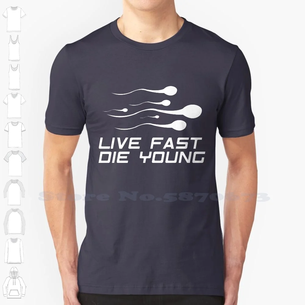 

Live Fast Die Young Cells Summer Funny T Shirt For Men Women Live Fast Die Young Live Fast Die Young Ie Atozoid Cell Race Joke