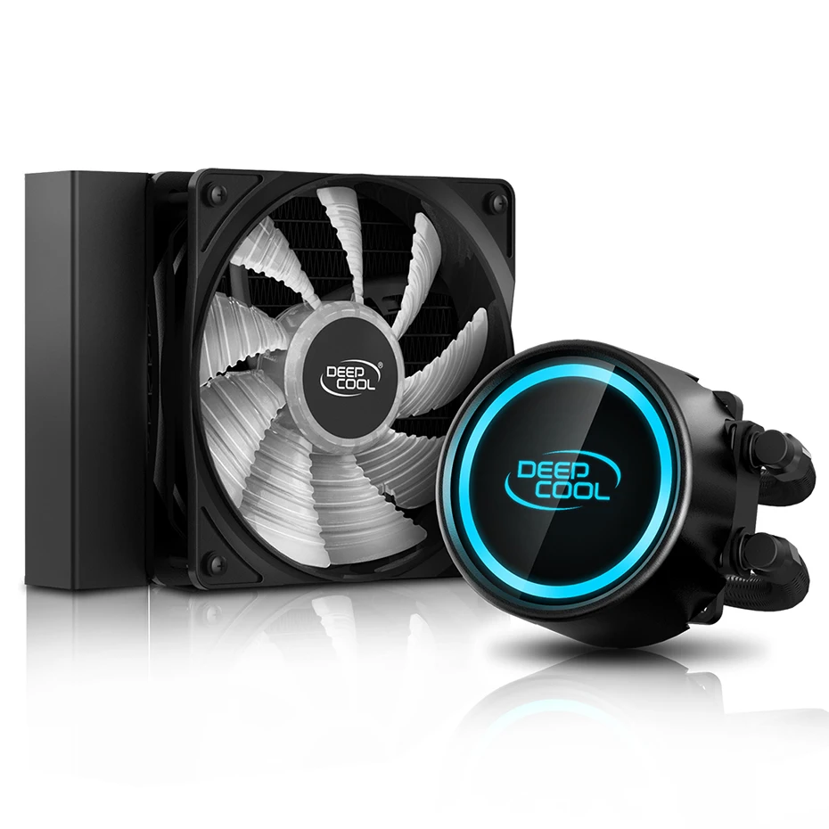Кулер для процессора DEEPCOOL GAMMAXX 120 V2 кулер охлаждения мм RGB-подсветка Водяной intel/AMD |