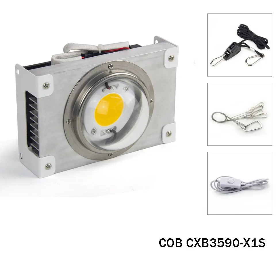 CREE CXB3950 100W COB светодиодный свет для выращивания полного спектра 100 Вт 200 Вт Citizen& CXB3590 светодиодный светильник для выращивания растений домашняя игровая палатка теплицы гидропонный завод - Испускаемый цвет: CREE CXB3950 100W