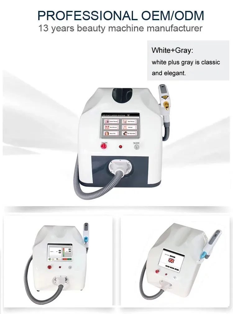 

Spiritlaser ND-9 laser tattoo removal machine price nd yag laser with Aiming Light Guidance 532nm 1064nm