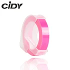 Флуоресцентный розовый цвет CIDY, совместимый с DYMO 1610 12965, печатный 3d-этикетка DYMO, 9 мм х 3 м, MOTEX E101