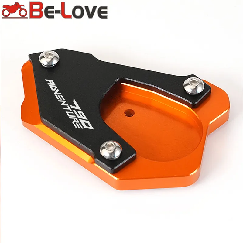 

New For KTM 790Adventure R 790 Adventure S 2019 2020 Motorcycle Accessories CNC Side Stand Enlarge Plate Kickstand Extension