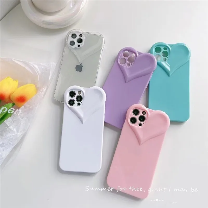 

Luxury Candy Colors Creativity Cardioid Camera Soft Case For Iphone 11 12 Pro Max 7 8 Plus Xr X Xs Se 2020 Phone Cover Fundas