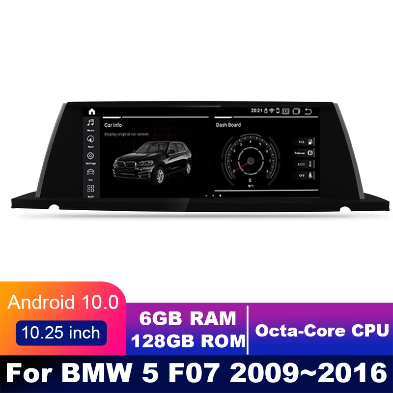 8 cores 6G+128G android 10.0 Car multimedia Player Navigation GPS radio
For BMW 7 F01 2009~2015 Original 10.25" carpl CIC NBT