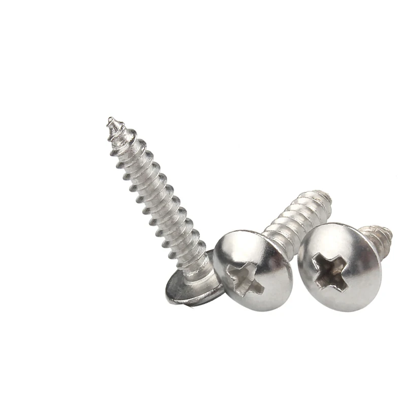 

SUS304 крестообразные винты с большой плоской головкой с грибовидной головкой/остроконечная Хвостовая круглая головка деревянный винт M3/M4 100 ...