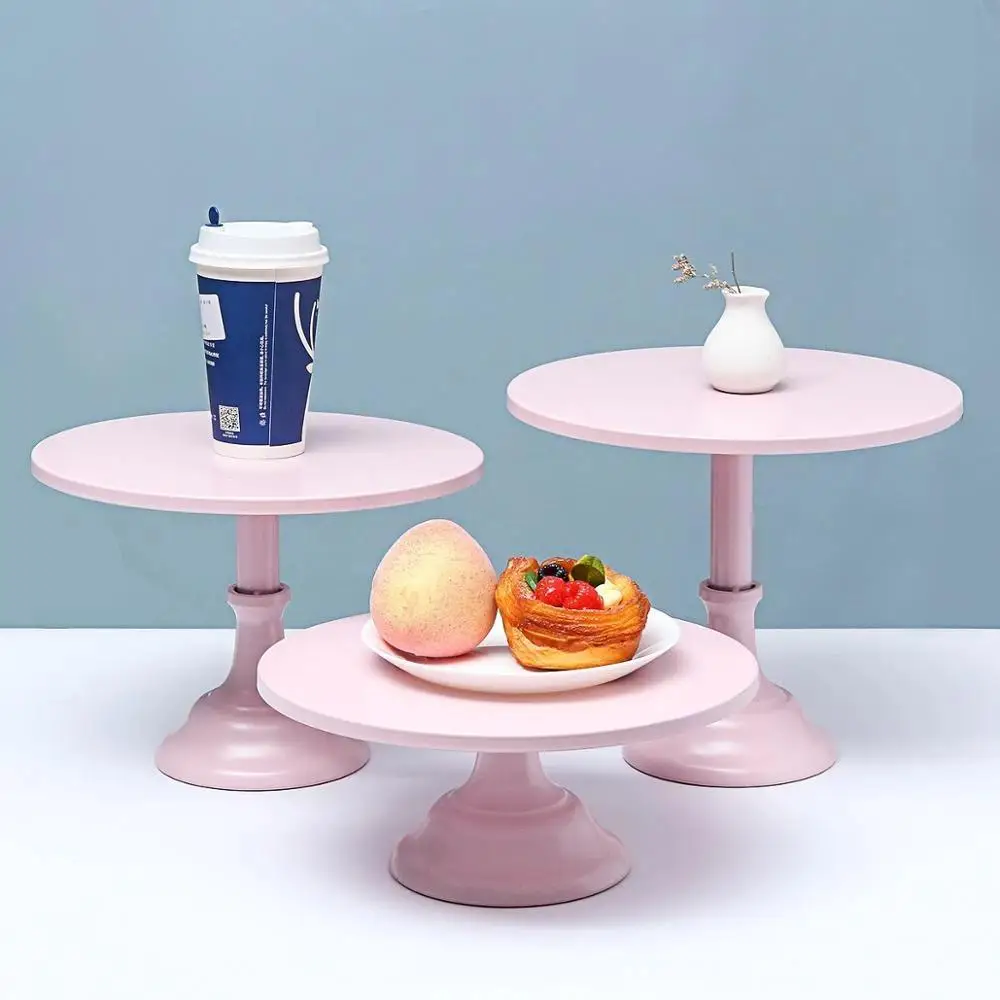 

Home Party Display Stand Wedding Decoration Wrought Iron Birthday Tray Dessert Fudge Desktop Afternoon Tea Cake Stand