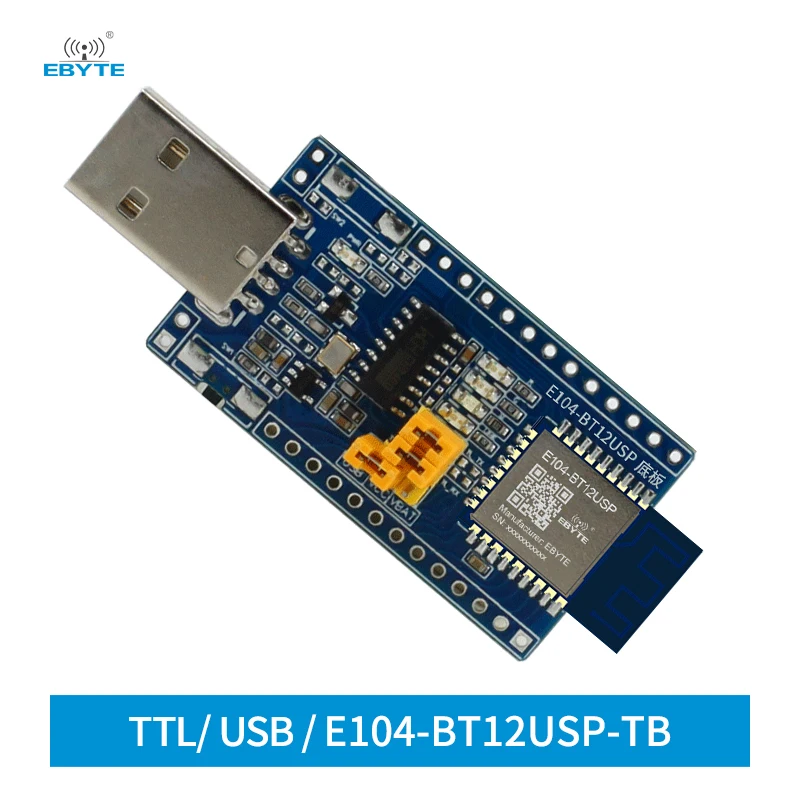 

TLSR8253F512 2,4 ГГц BLE тестовая плата Sig Mesh UART сетевой модуль USB интерфейс 10dbm SMD шлюз EBYTE E104-BT12USP-TB