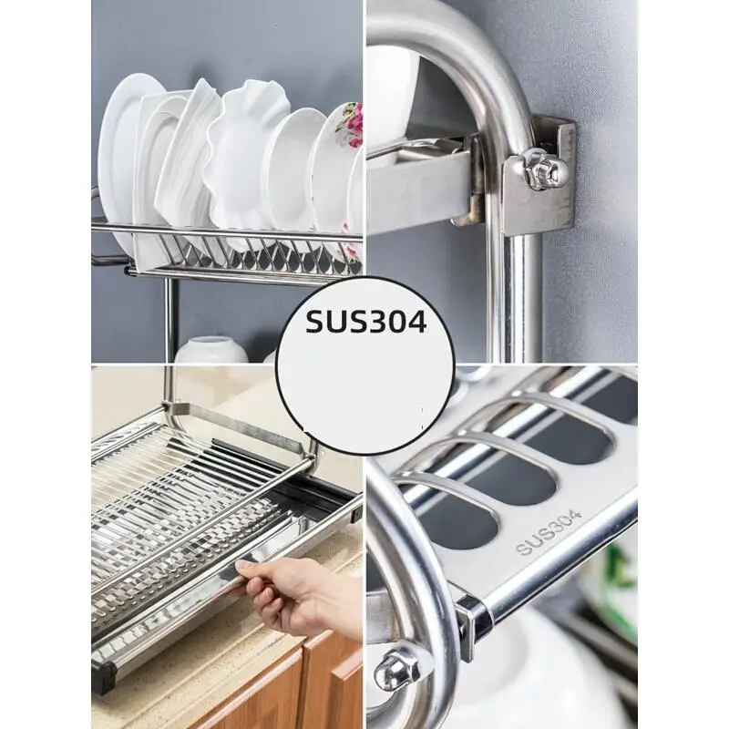 Cucina холодильник органайзер для кладовки De Rangement Нержавеющая сталь блюдо