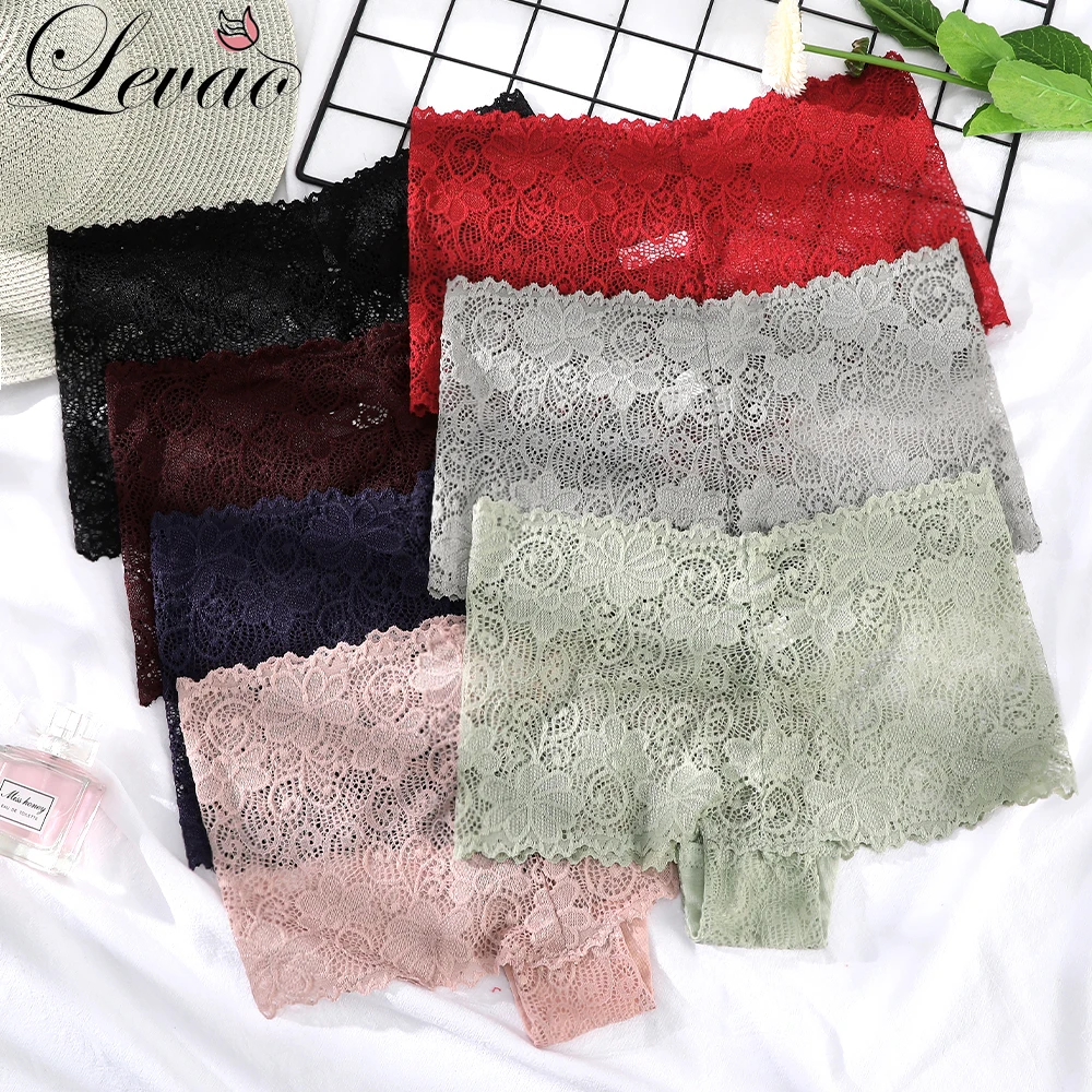 Кружевные трусики LEVAO для женщин бесшовные нижнее белье сексуальное