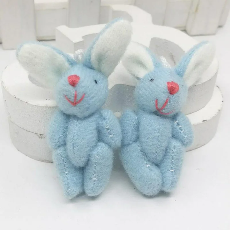 100 шт./лот мини мишка Тедди Мягкие плюшевые игрушки 4 см маленький медведь мягкие