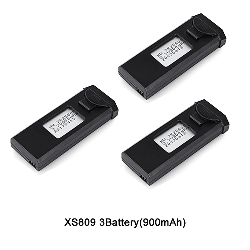 Оригинальный аккумулятор XS809 900 мА/ч Радиоуправляемый Дрон вертолет с
