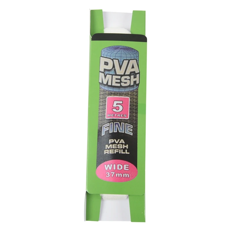 

5M PVA 37mm Wide Mesh Refill Carp Fishing Stocking Boilie Rig Bait Wrap Bags