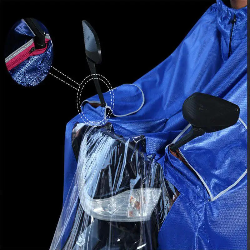 

Outdoor Bicycle Motorcycle Rider Raincoat Double People Poncho Thickening Fashion Poncho 5XL Rainwear