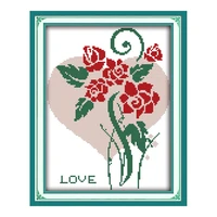 everlasting love love chinese cross stitch kits ecological cotton clear stamped printed 14ct 11ct diy gift christmas decoration