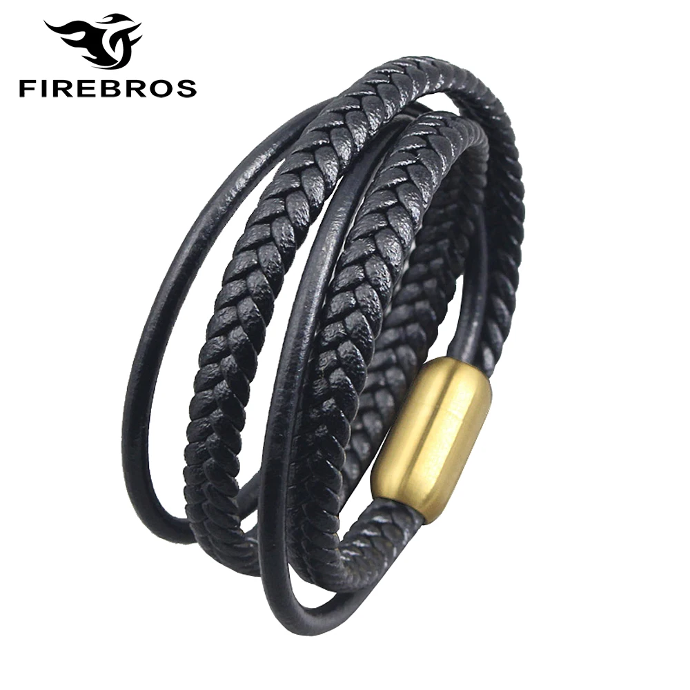 FIREBROS 2021 новый золотой Цвет нержавеющая сталь магнит застежка многослойные