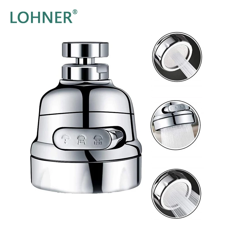 Lohner-Grifo De Cocina con pulverizador, rociador Universal para ducha, Accesorios De Cocina,...