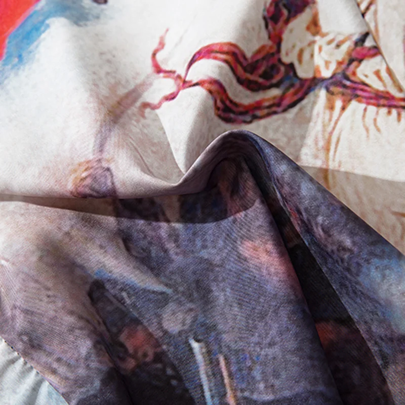 Кимоно мужское свободного покроя с японским принтом тонкая пиджак в стиле