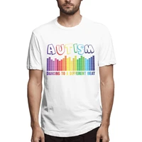 autism graphic tee mens short sleeve t shirt cotton funny tops